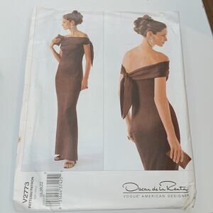 Oscar de la Renta Vintage Vogue 2773 Sewing Pattern 18-20-22